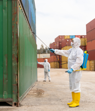 Professionelle Desinfektion von Containern mit den Tipp-Topp Experten Professionelle Desinfektion von Containern mit den Tipp-Topp Experten